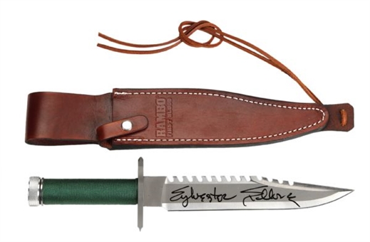 Sylvester Stallone Signed Rambo Blade